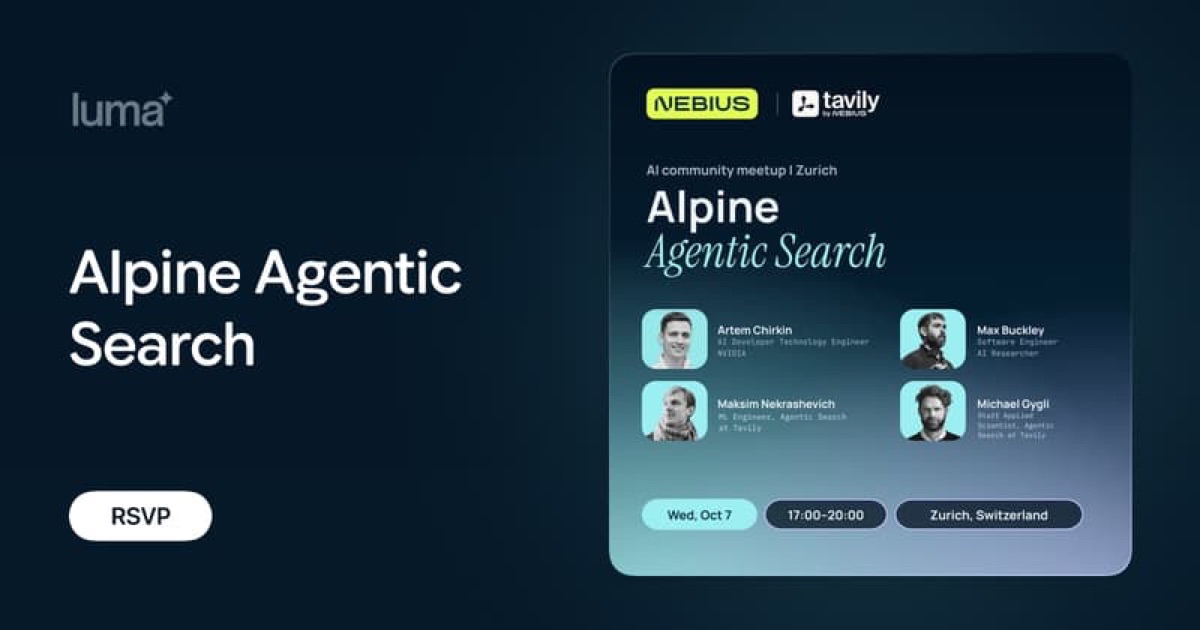 Alpine Agentic Search 2026