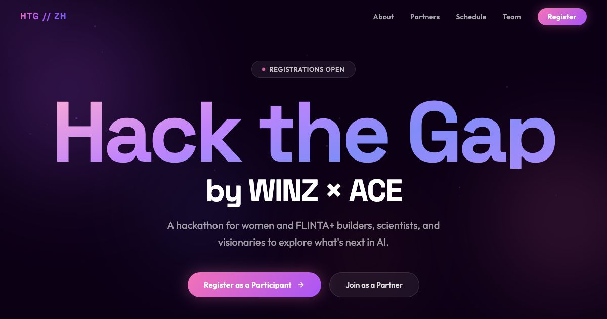 Hack the Gap Zurich 2026